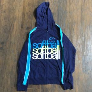 Justice softball sweatshirt